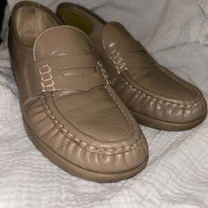 SAS Womens Tan Leather Penny Loafers Slip On Shoes